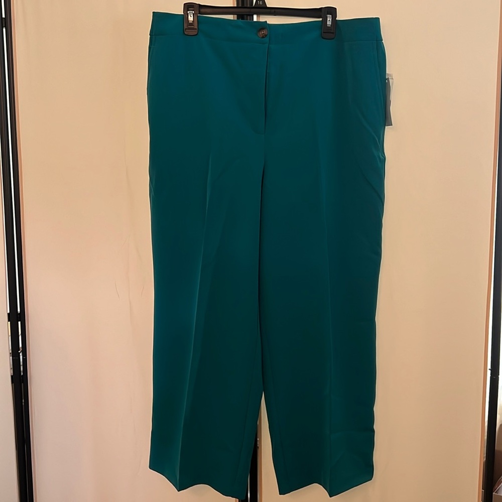 Ladies Blue Sol wide leg trousers size 16